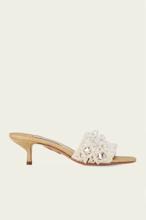 Crystal Cote Mule 50 in Natural