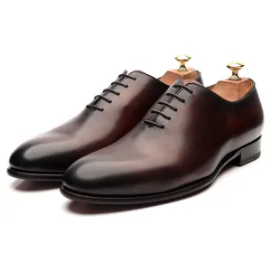 'Damien' Brown Wholecut Leather Oxford UK 9.5 E