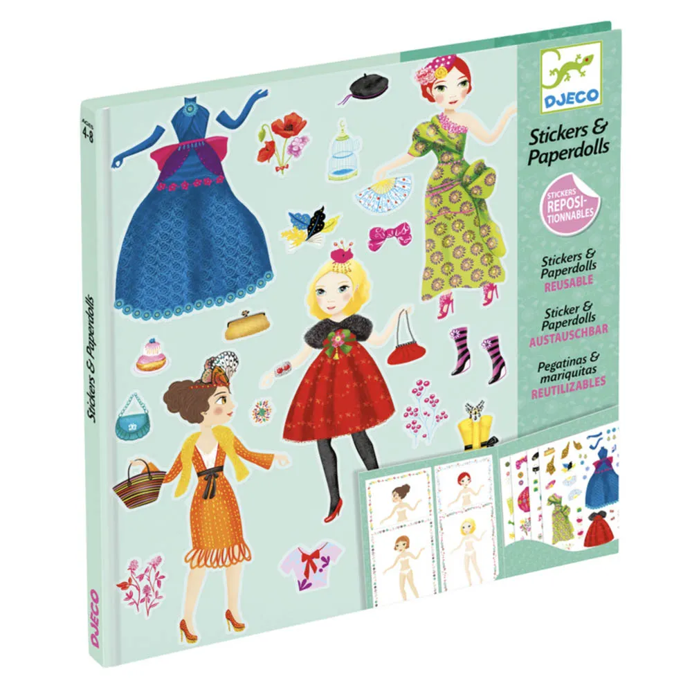 Djeco Fashion Stickers & Paper Dolls