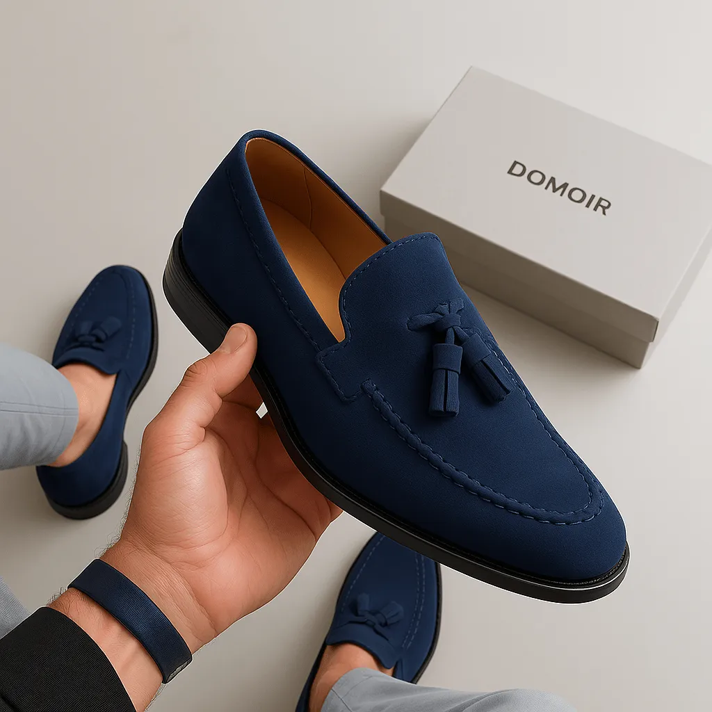 Domoir | Low-Cut Tassel Leather Loafers