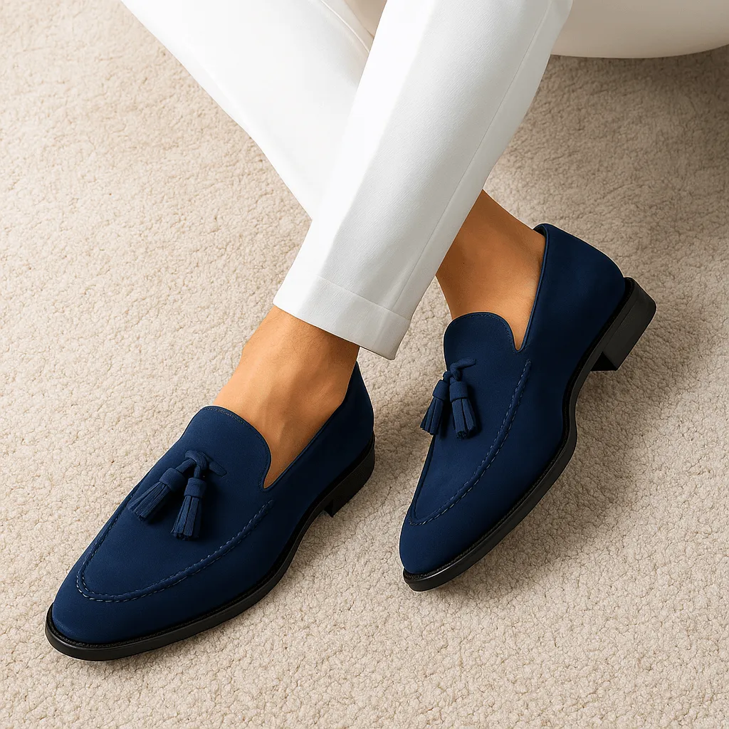 Domoir | Low-Cut Tassel Leather Loafers
