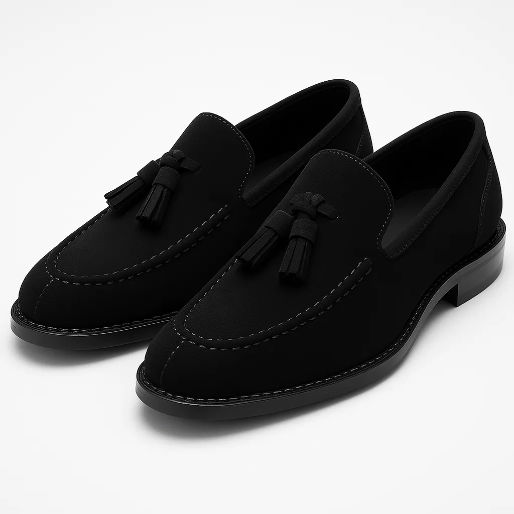 Domoir | Low-Cut Tassel Leather Loafers