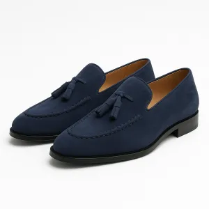 Domoir | Low-Cut Tassel Leather Loafers