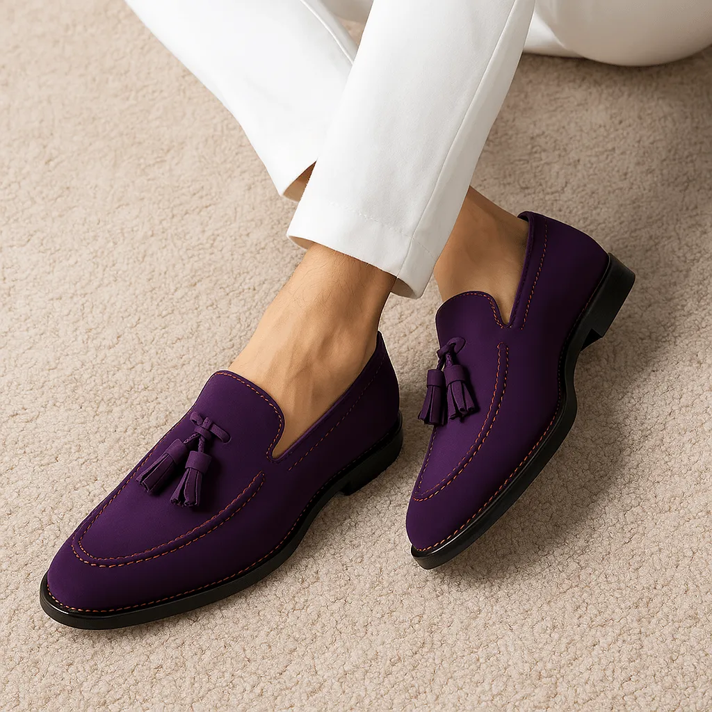 Domoir | Low-Cut Tassel Leather Loafers