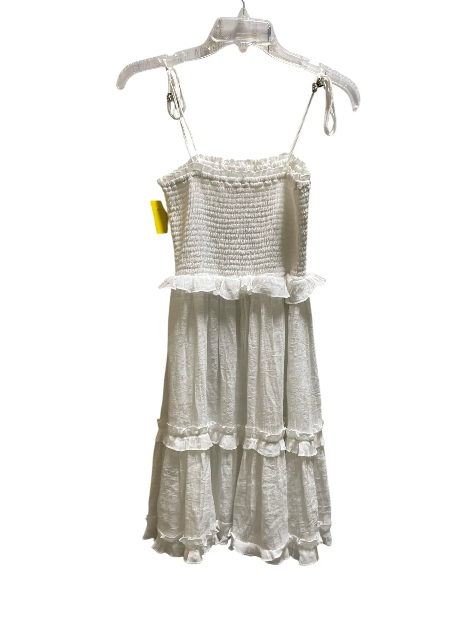 Dress Casual Short By Fashion On Earth In White, Size: S