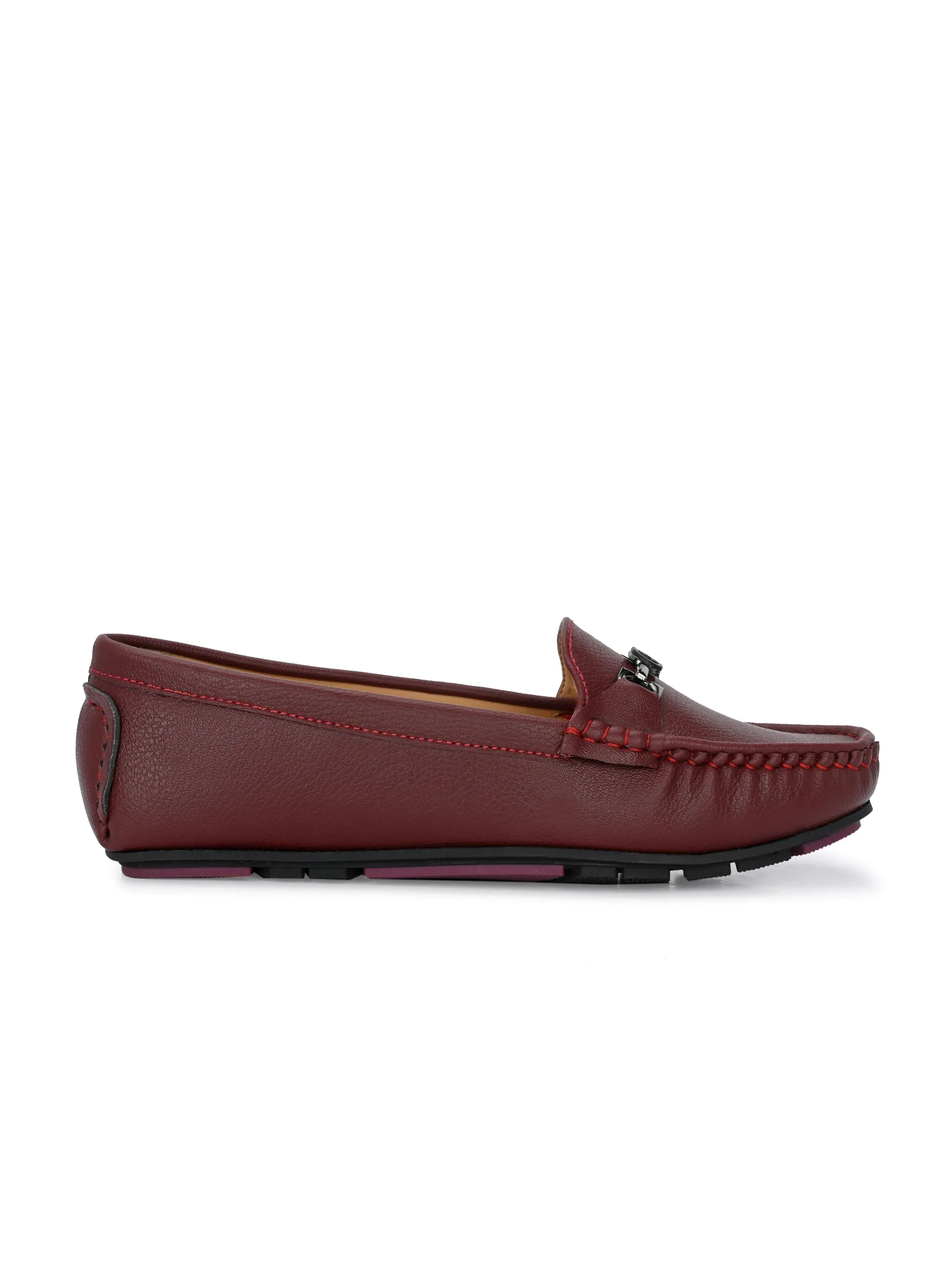 El PASO Square Toe Lightweight Loafers For Women