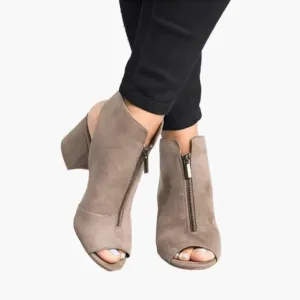 Elegant synthetic fashion ankle boots