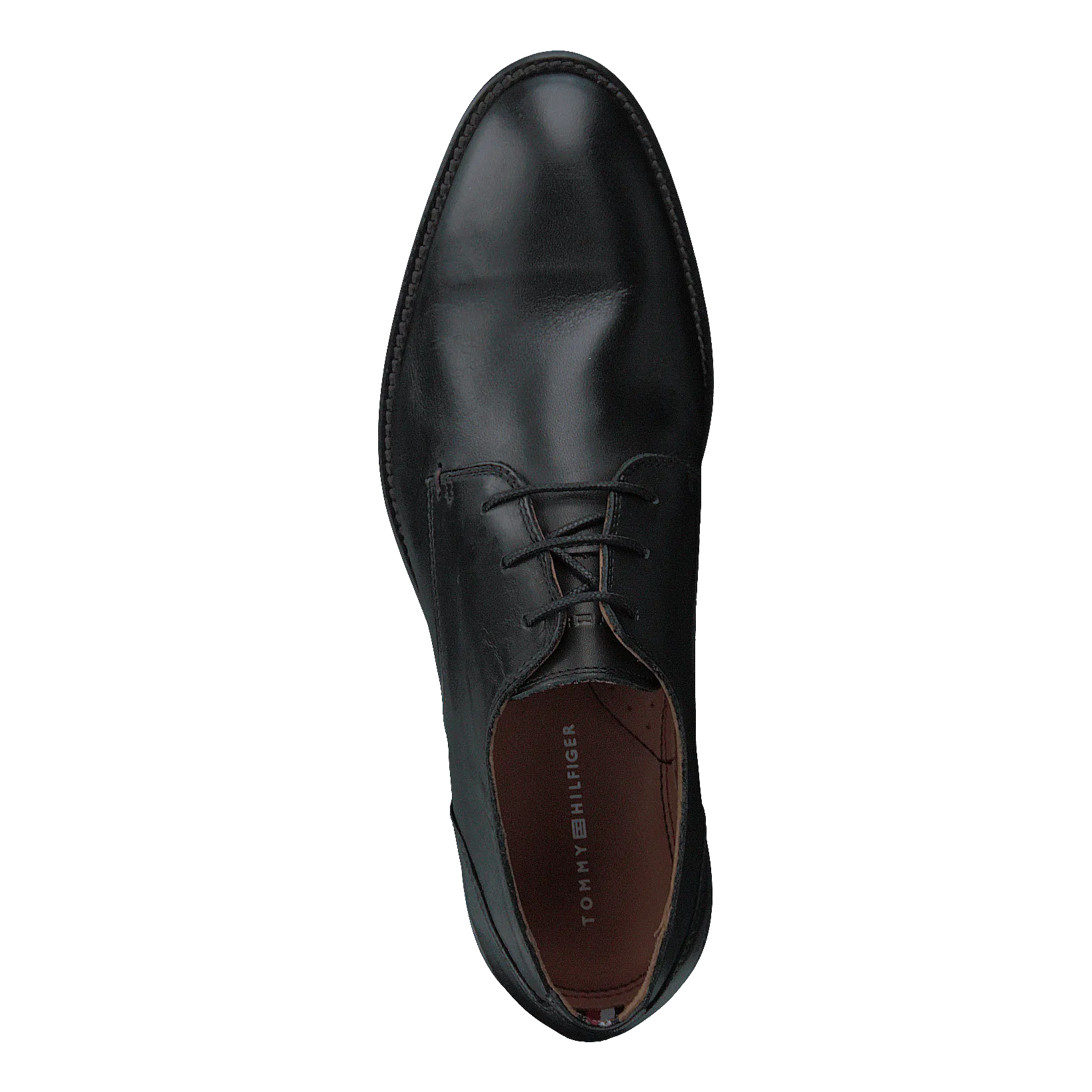 Essential Leather Lace Up Derb Black