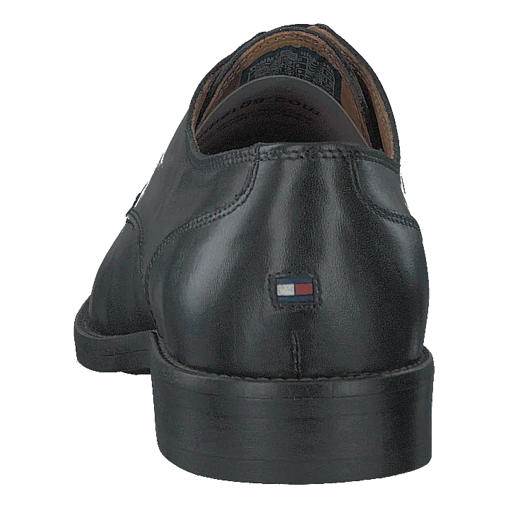 Essential Leather Lace Up Derb Black
