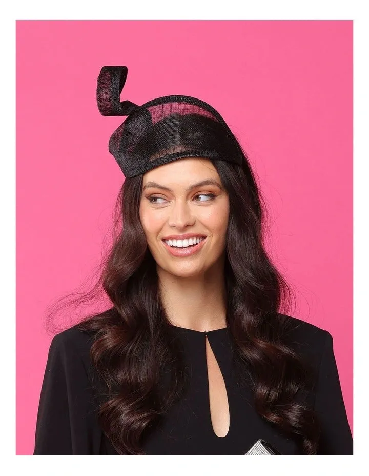 Etta Black Fascinator