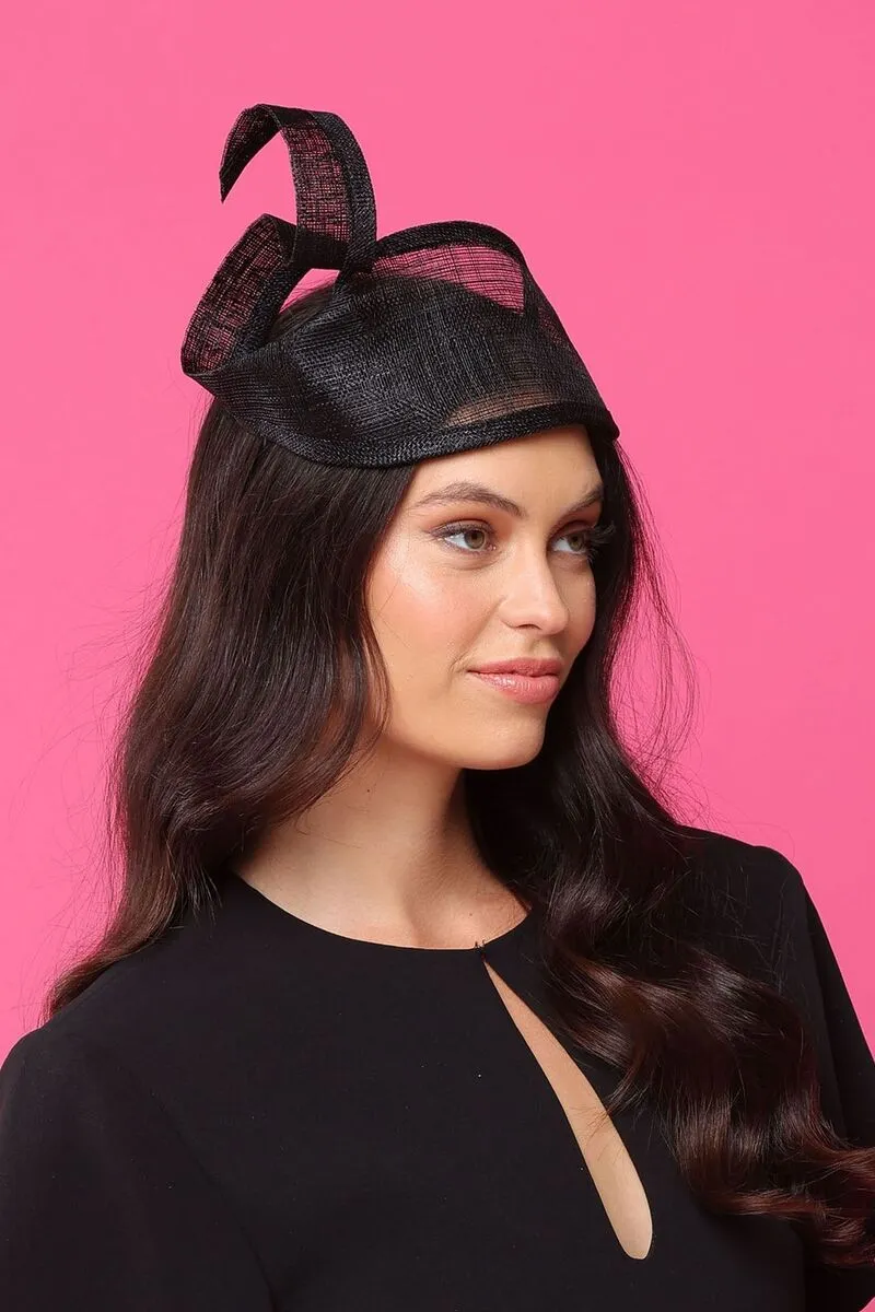 Etta Black Fascinator