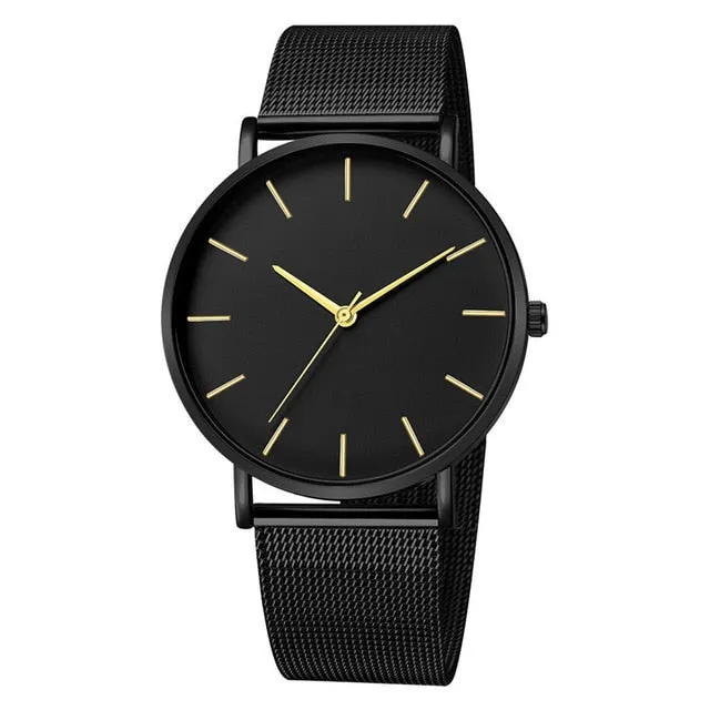 Fashion Casual Watch Womens Metal  Quartz Wristwatch