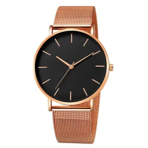 Fashion Casual Watch Womens Metal  Quartz Wristwatch