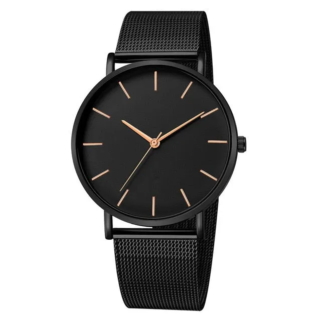 Fashion Casual Watch Womens Metal  Quartz Wristwatch