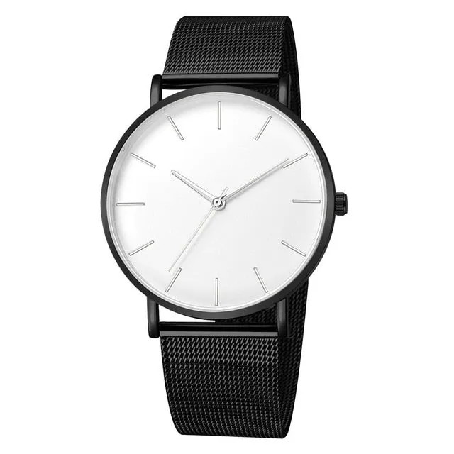 Fashion Casual Watch Womens Metal  Quartz Wristwatch