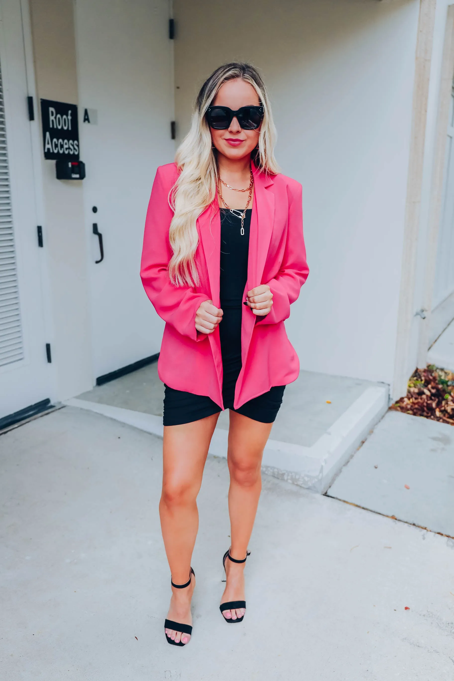 Fashion Girl Blazer - Pink