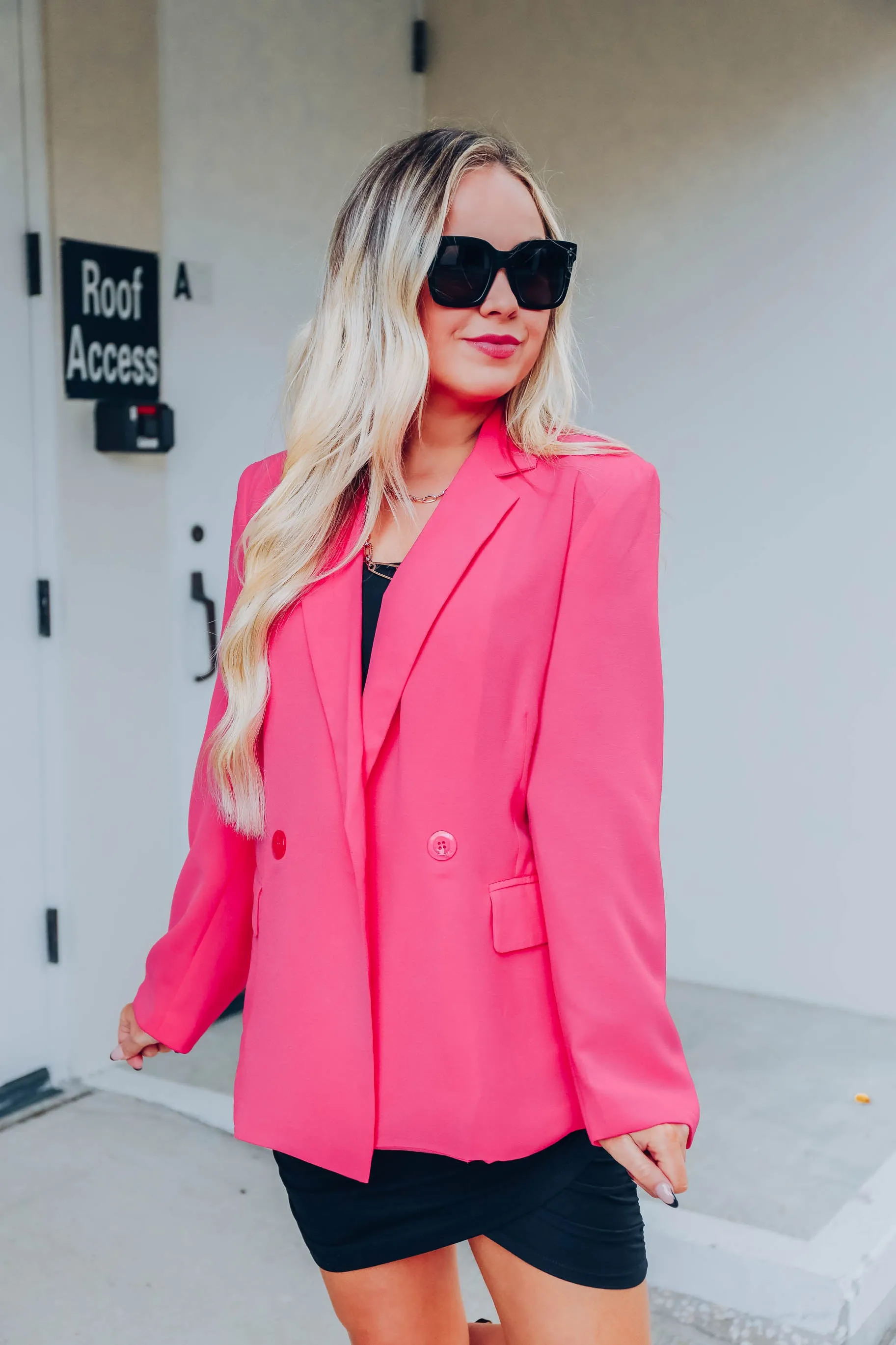 Fashion Girl Blazer - Pink