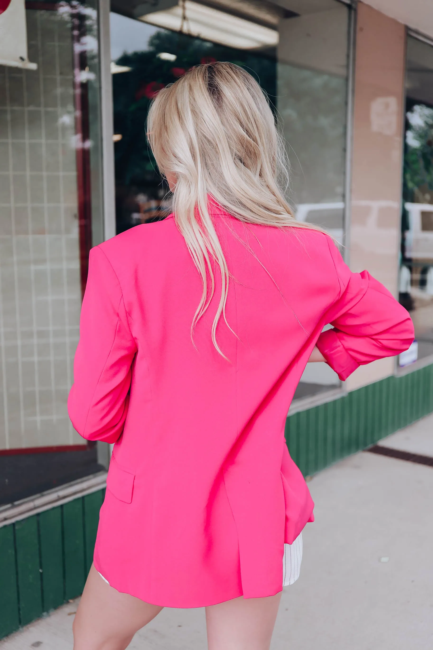 Fashion Girl Blazer - Pink