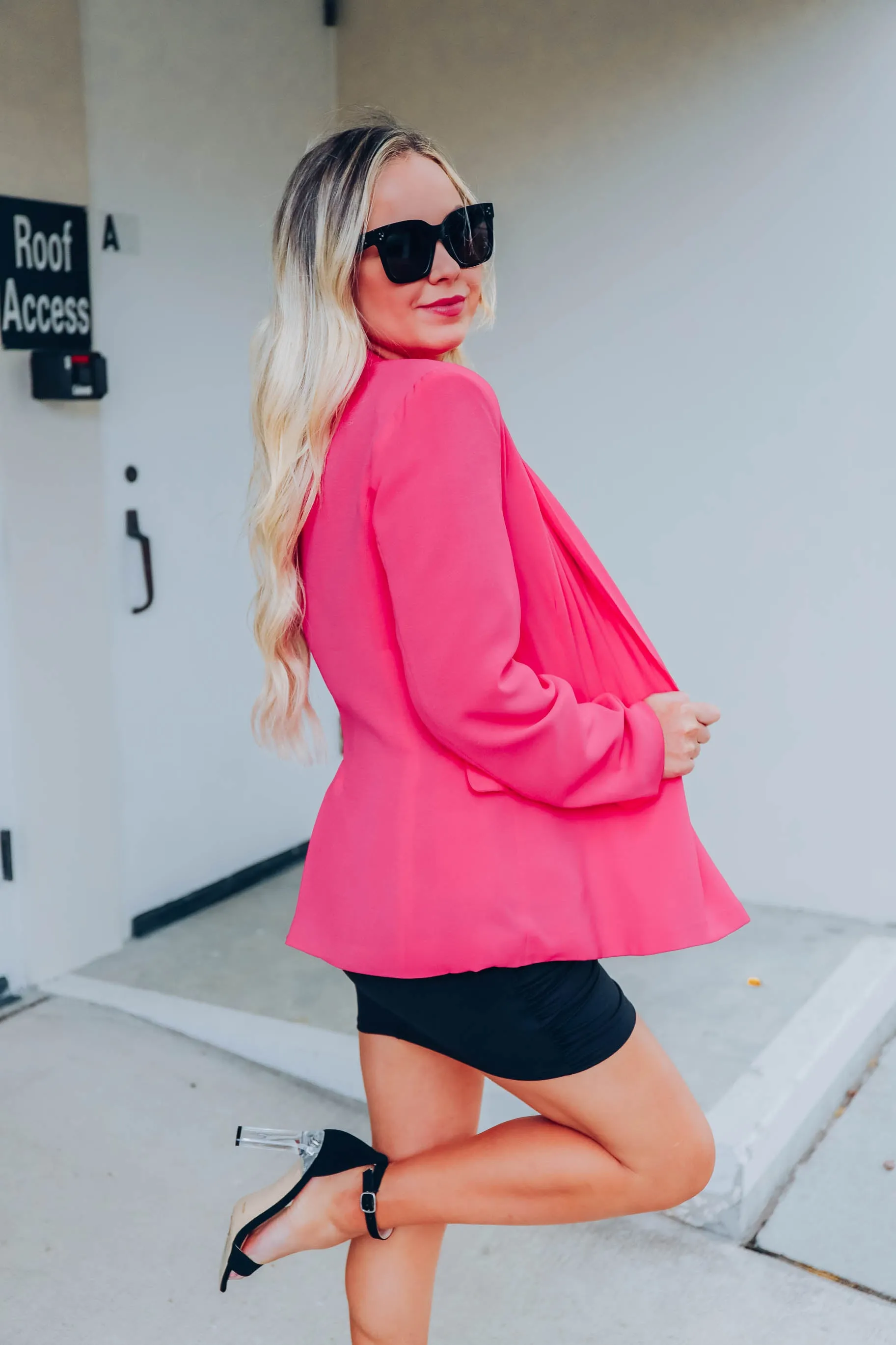 Fashion Girl Blazer - Pink