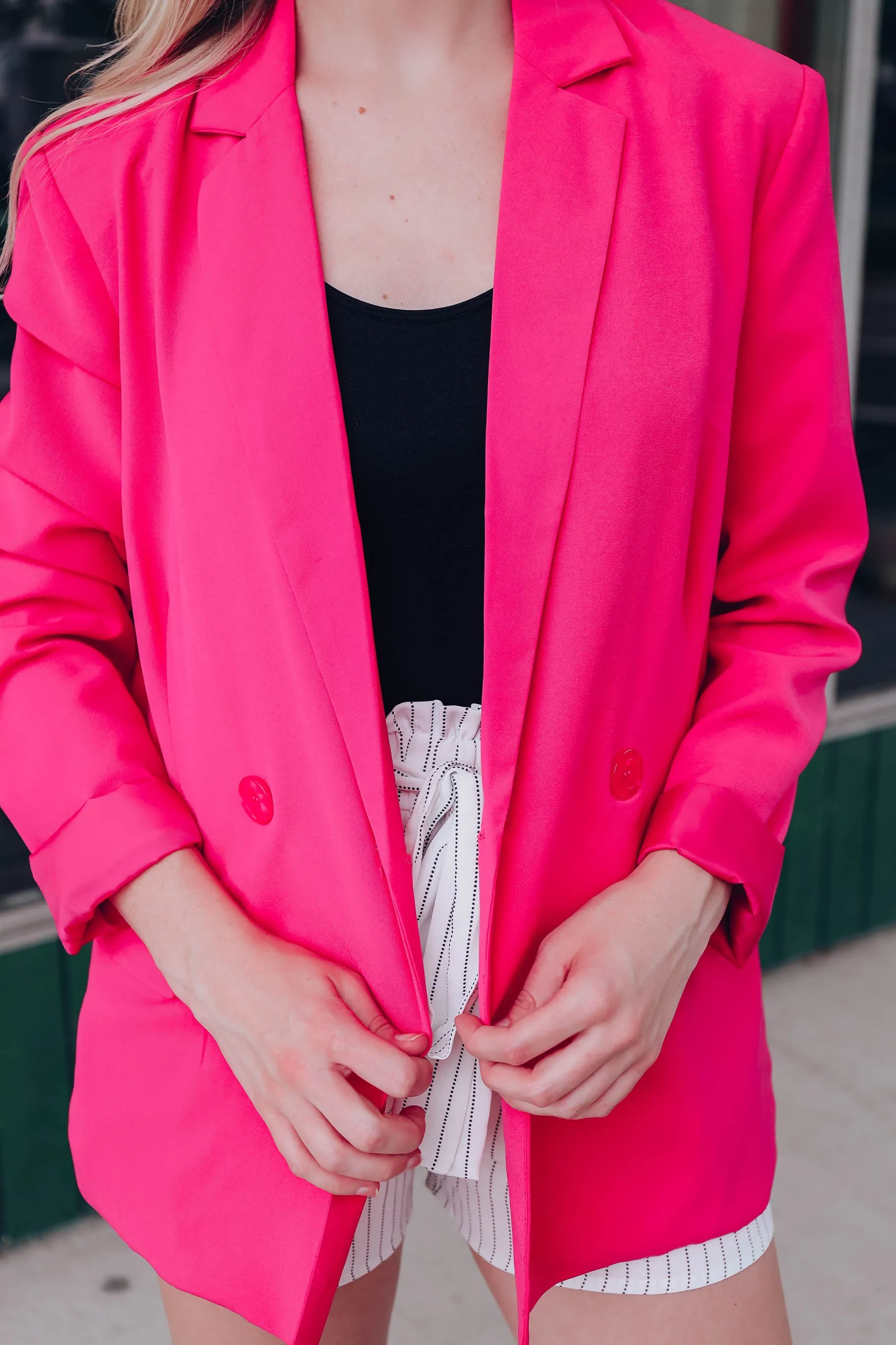 Fashion Girl Blazer - Pink