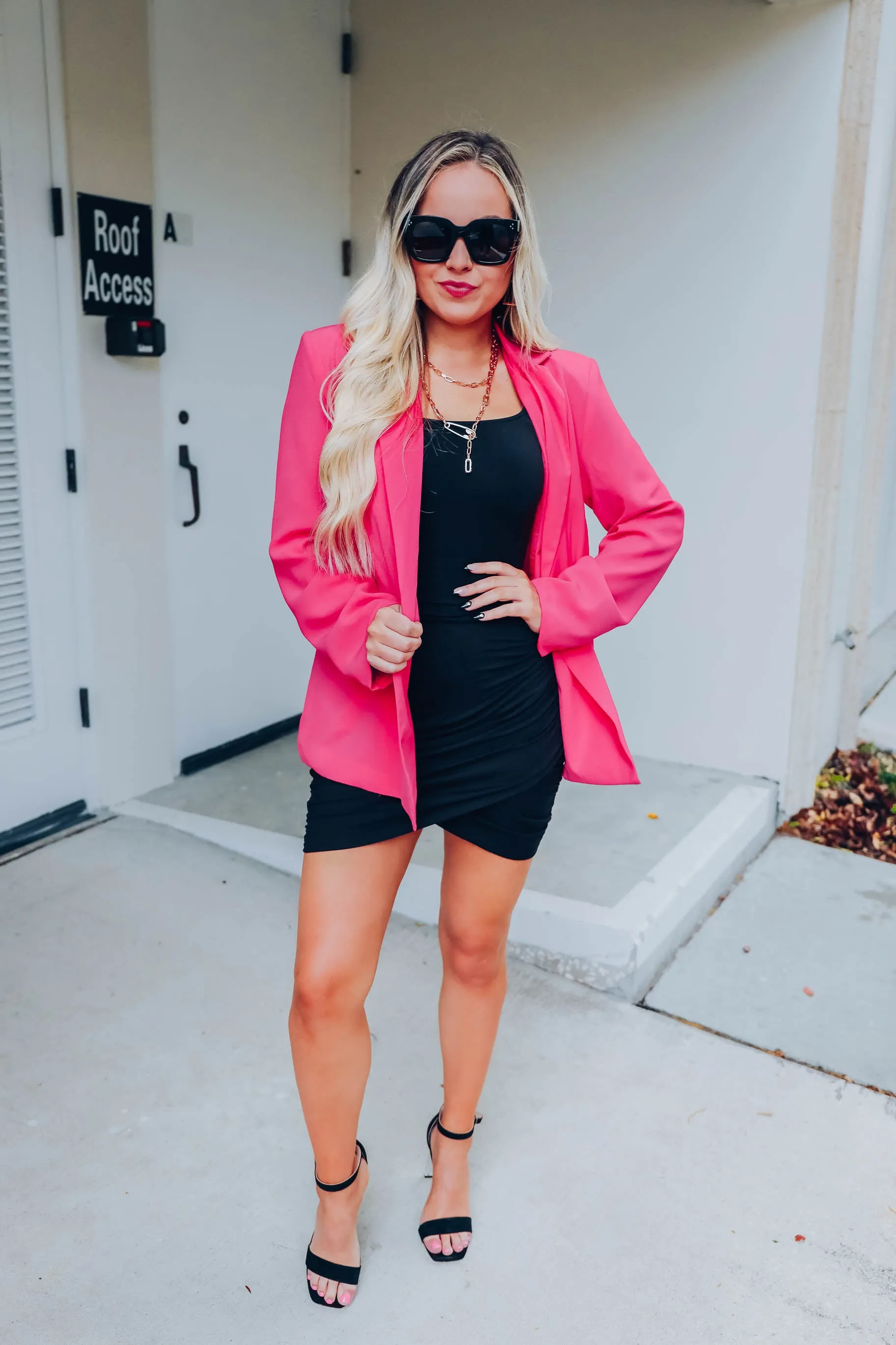 Fashion Girl Blazer - Pink