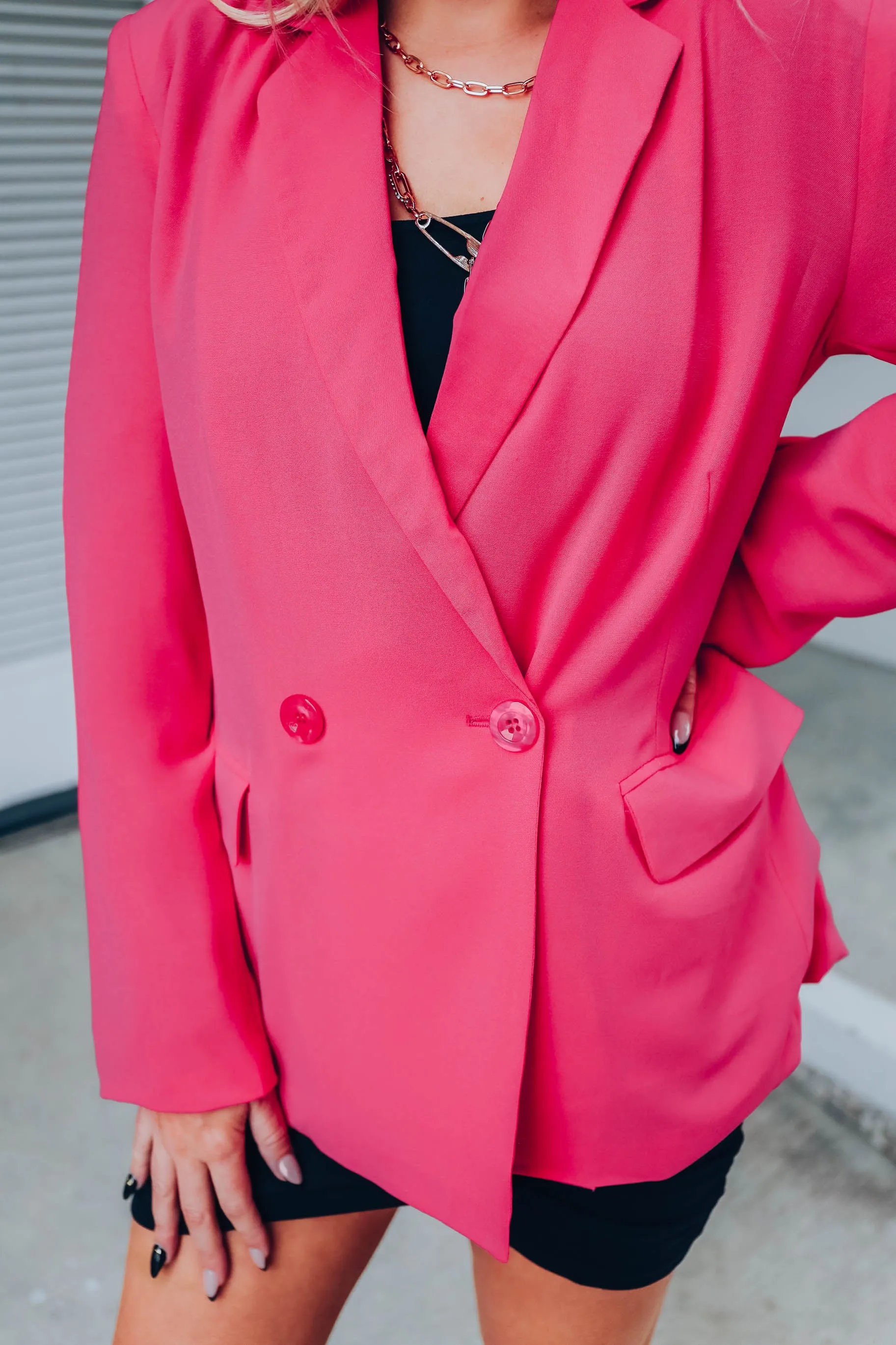 Fashion Girl Blazer - Pink
