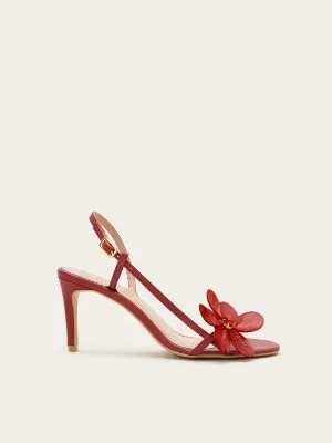 Fleurs Blanches Slingbacks