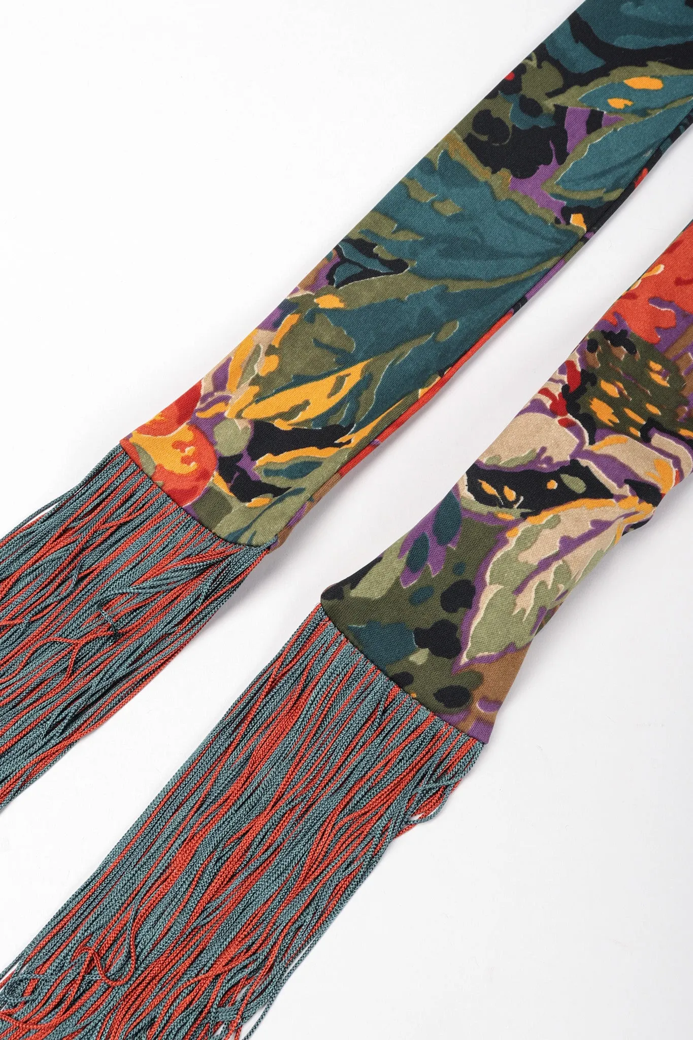 Floral Fringe Dress, Shawl, & Scarf Set