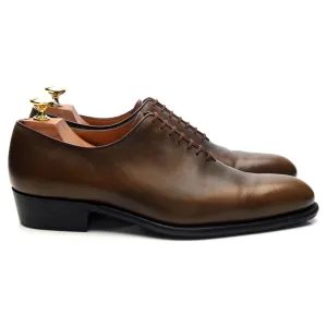 'Flore' Brown Leather Wholecut Oxford 7 E UK 7.5