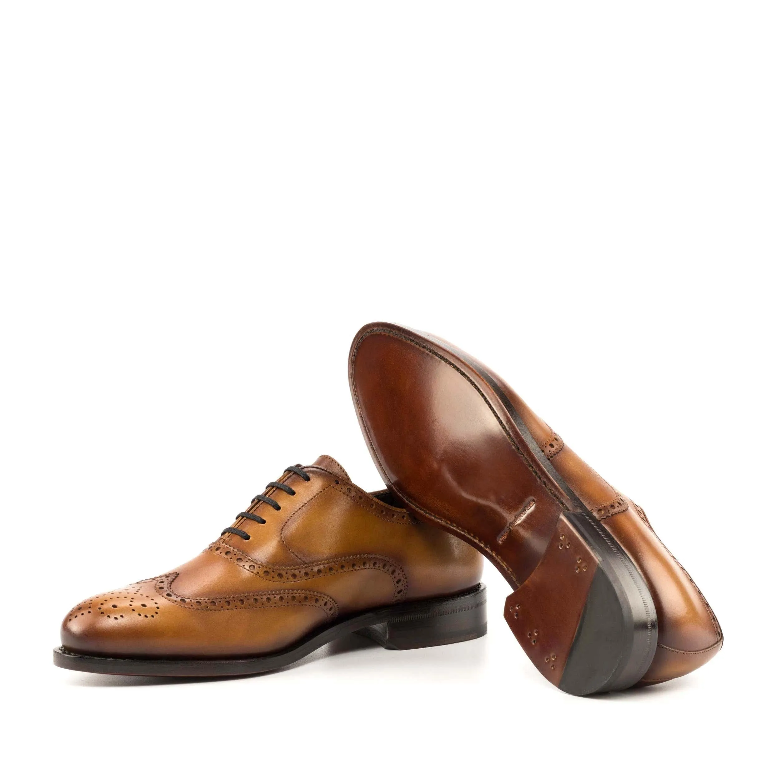 Full Brogue cognac box calf
