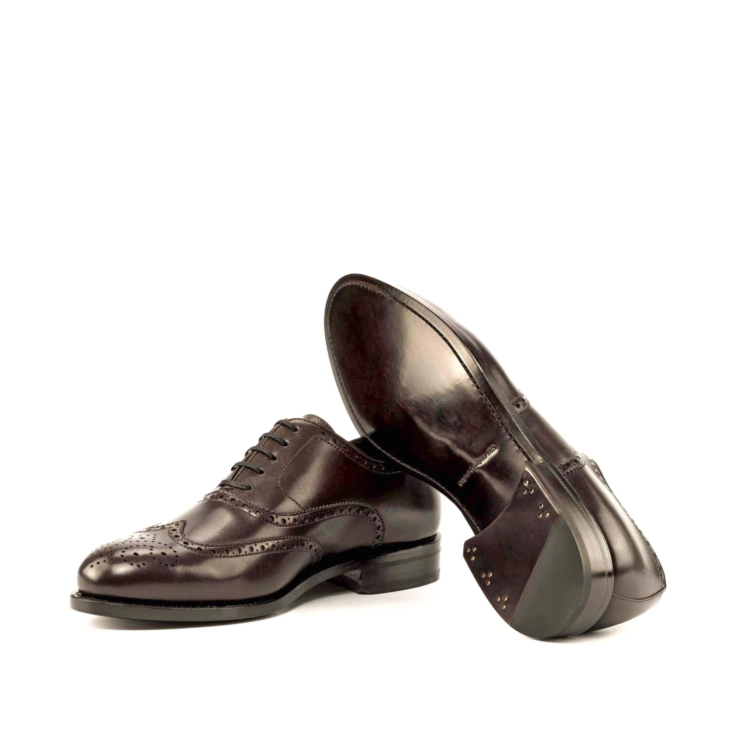 Full Brogue dark brown box calf