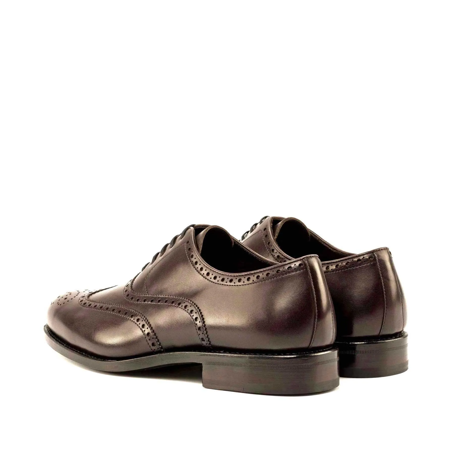 Full Brogue dark brown box calf
