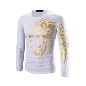 Golden Dragon Printing Casual T-shirt