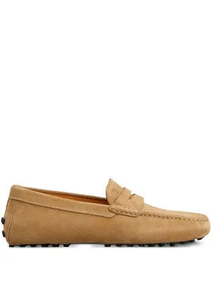 Gommino suede leather loafers