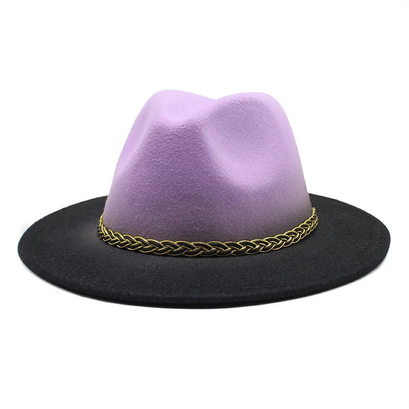 Gradient Color Woolen Hats