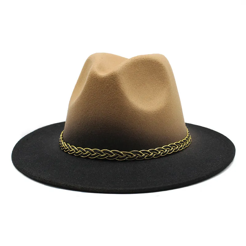Gradient Color Woolen Hats