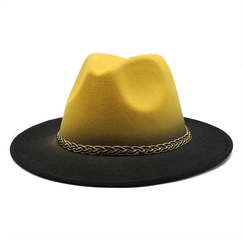 Gradient Color Woolen Hats