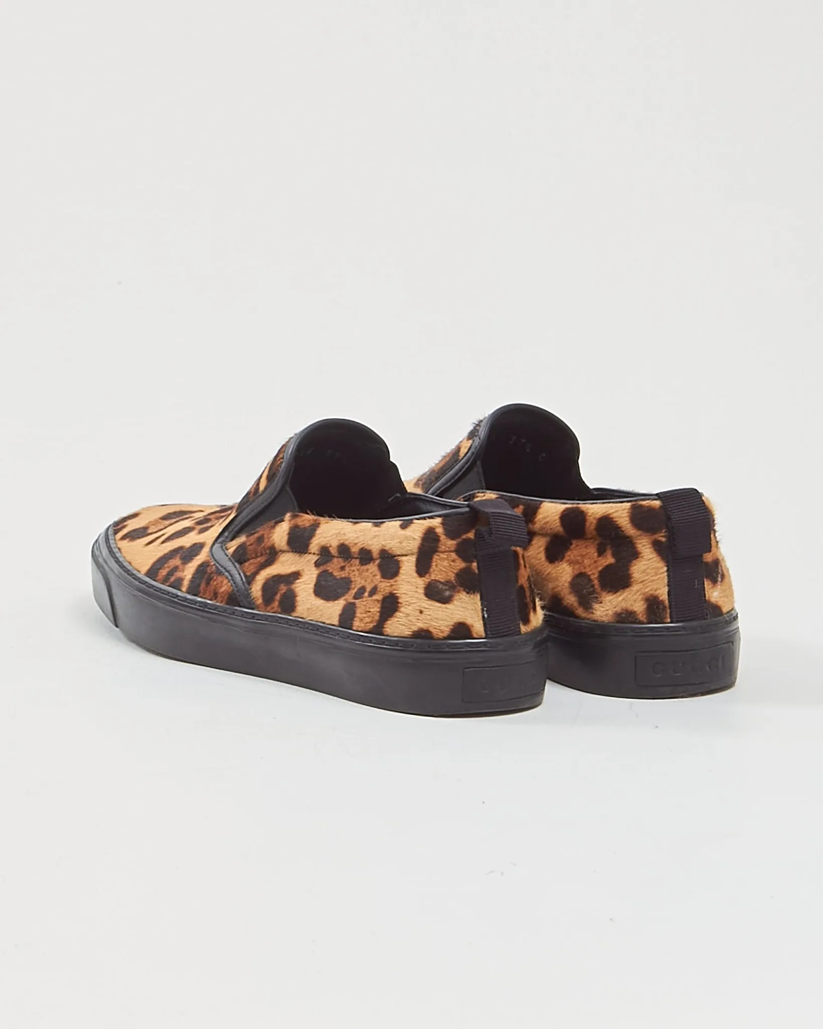 Gucci Leopard Loafers - 37.5