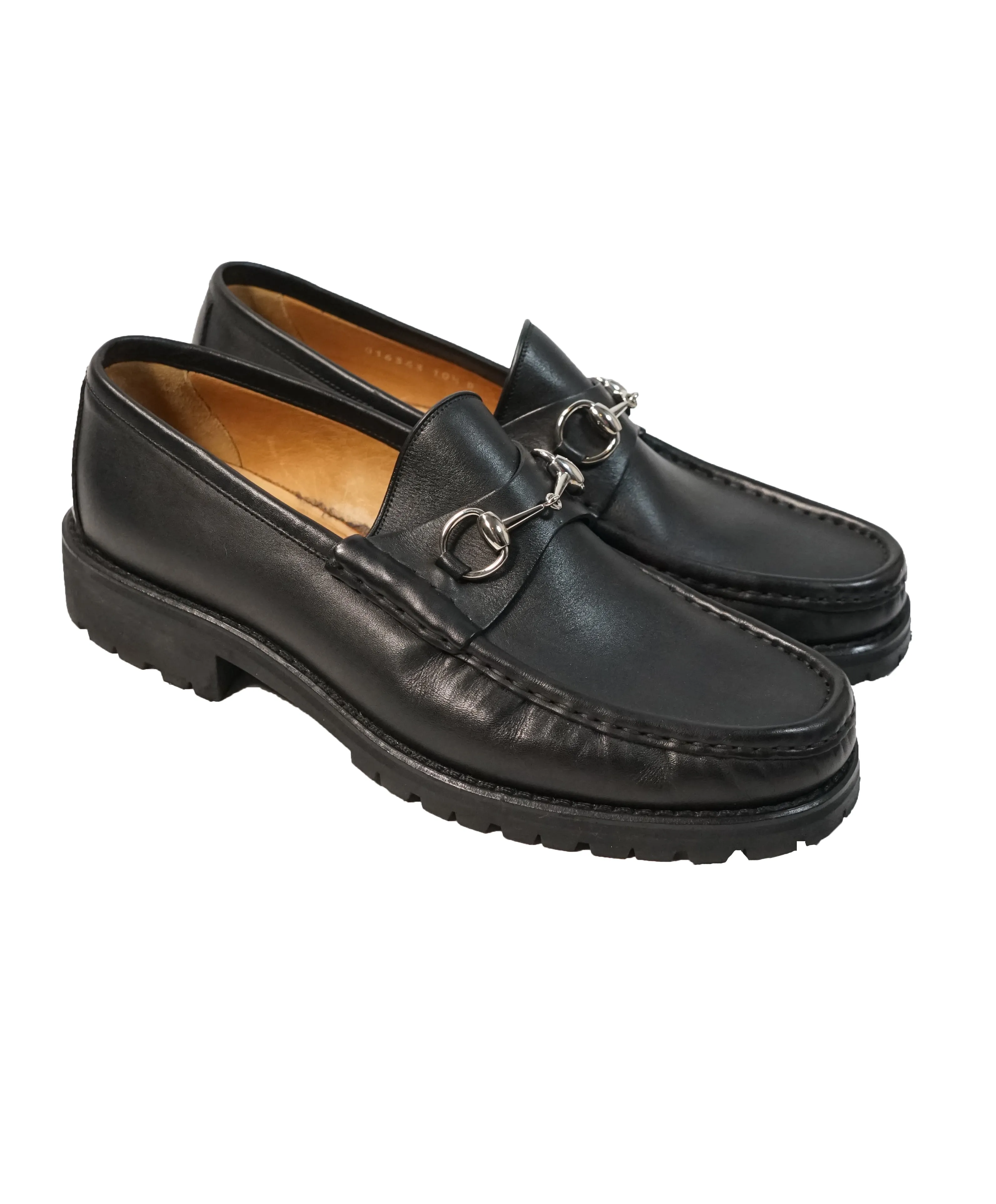 GUCCI - Lug Sole Bit Loafers black - 11.5