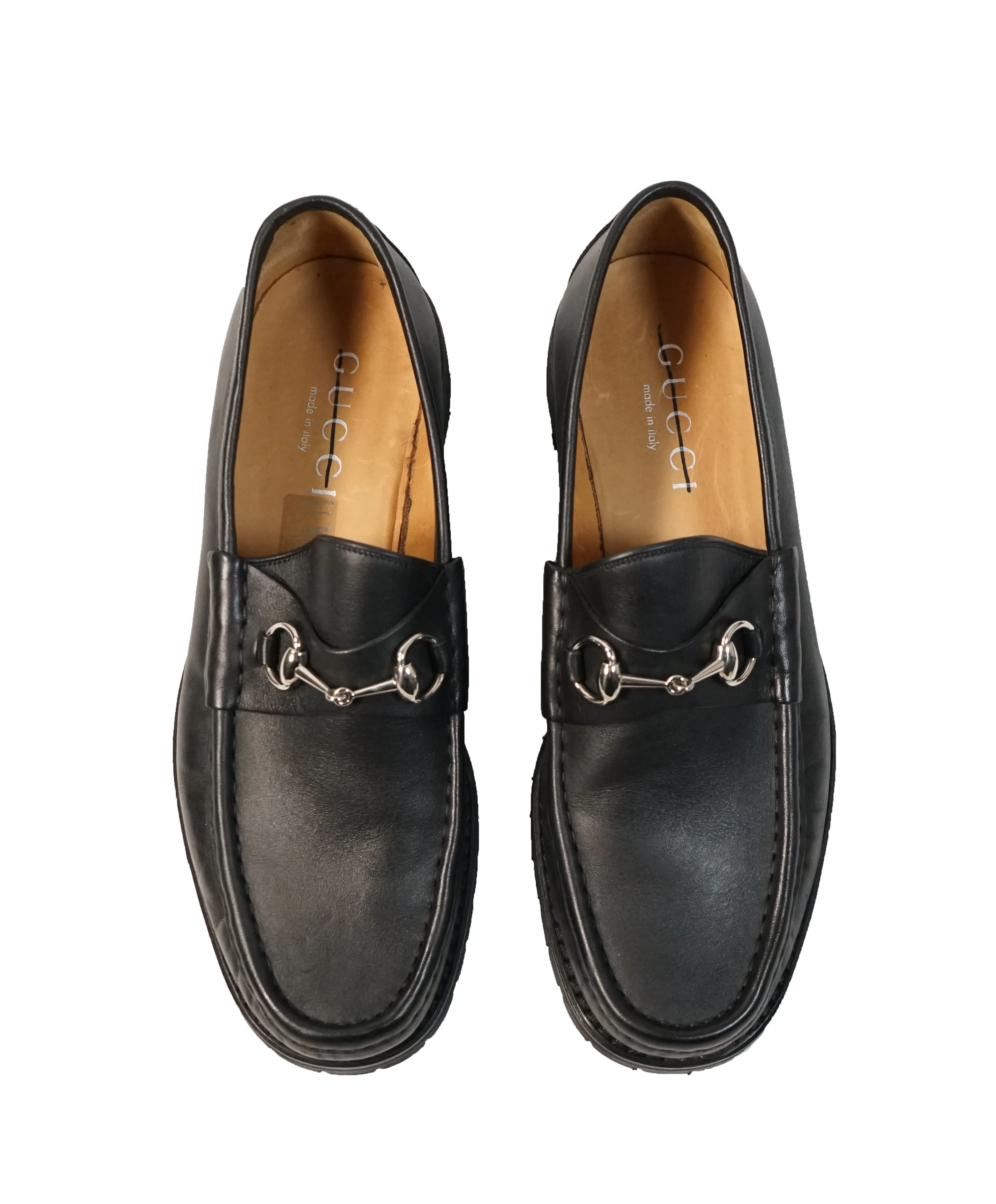 GUCCI - Lug Sole Bit Loafers black - 11.5