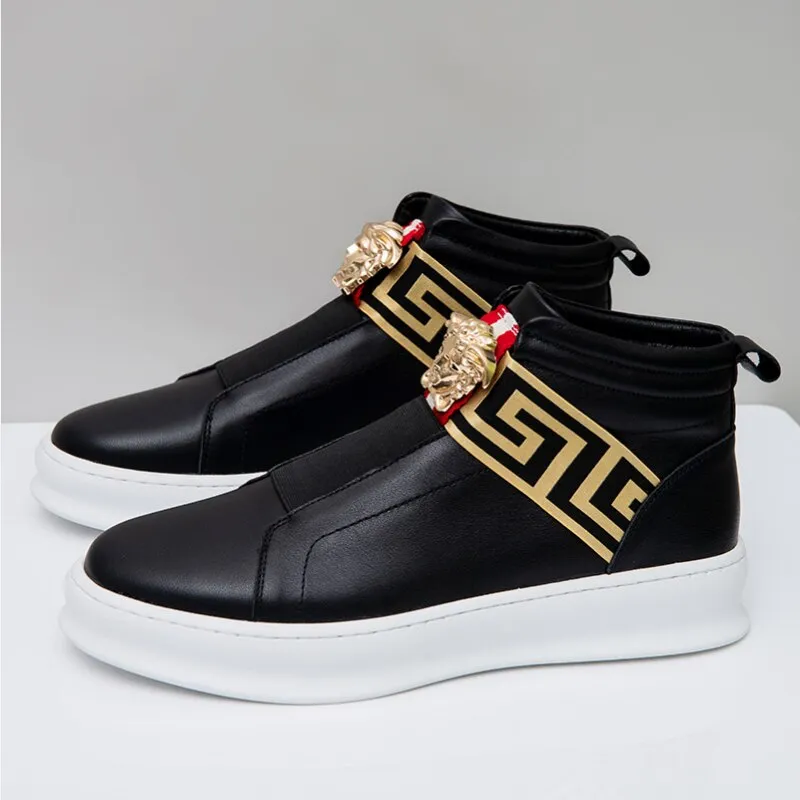 Handmade Cool Casual Short Boots Classic Fashion Men's Boots