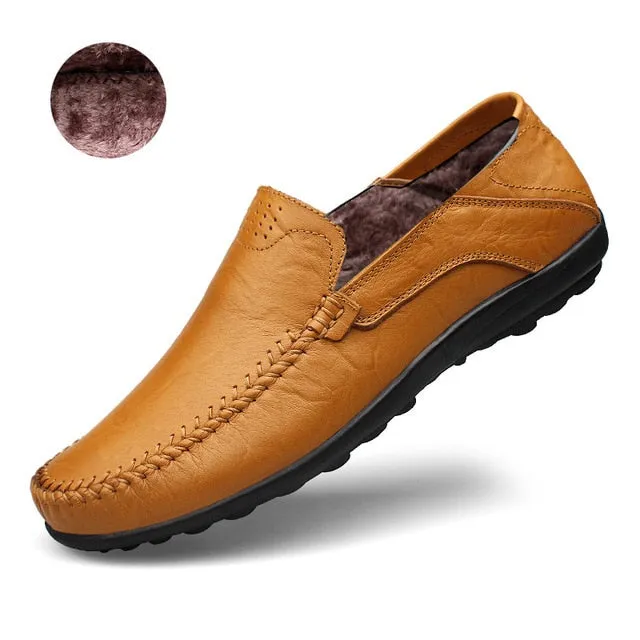 Handmade Leather Mens Loafers