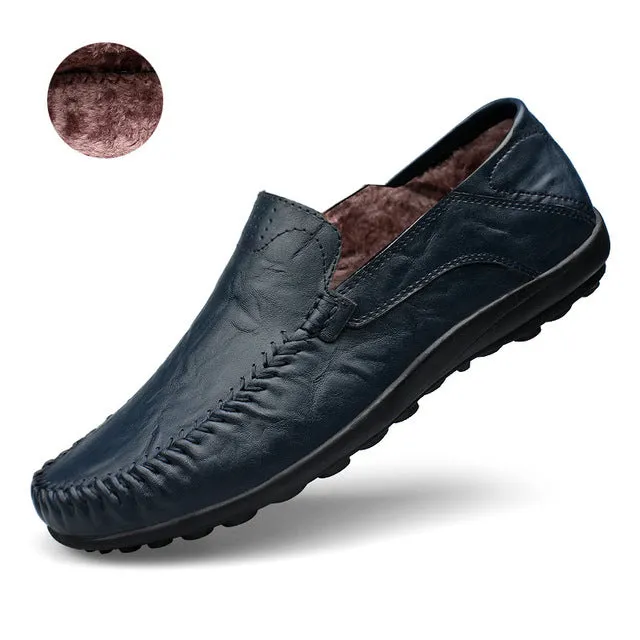 Handmade Leather Mens Loafers