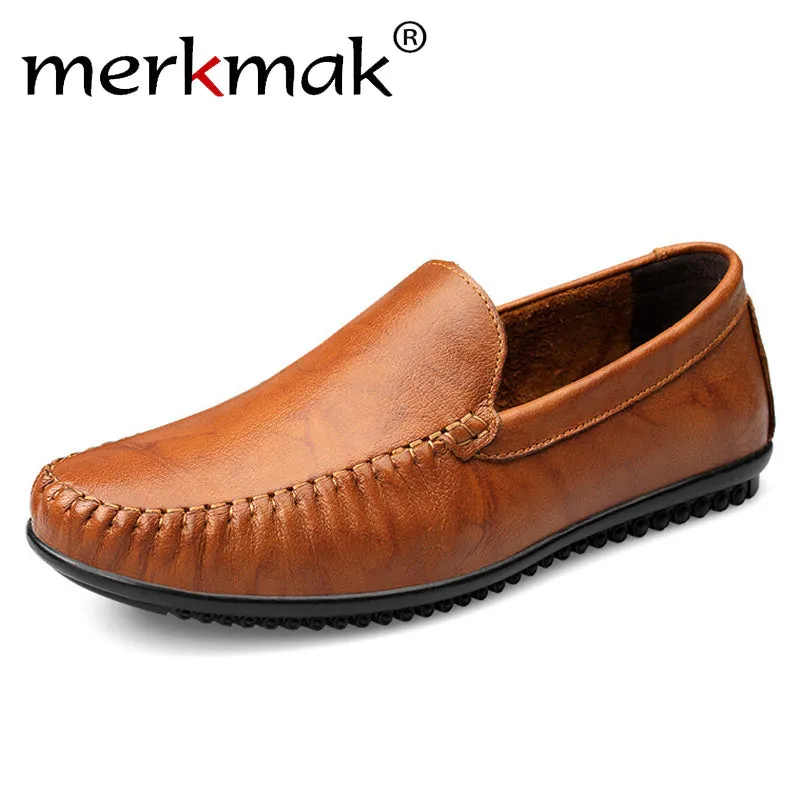 Handmade Leather Mens Loafers