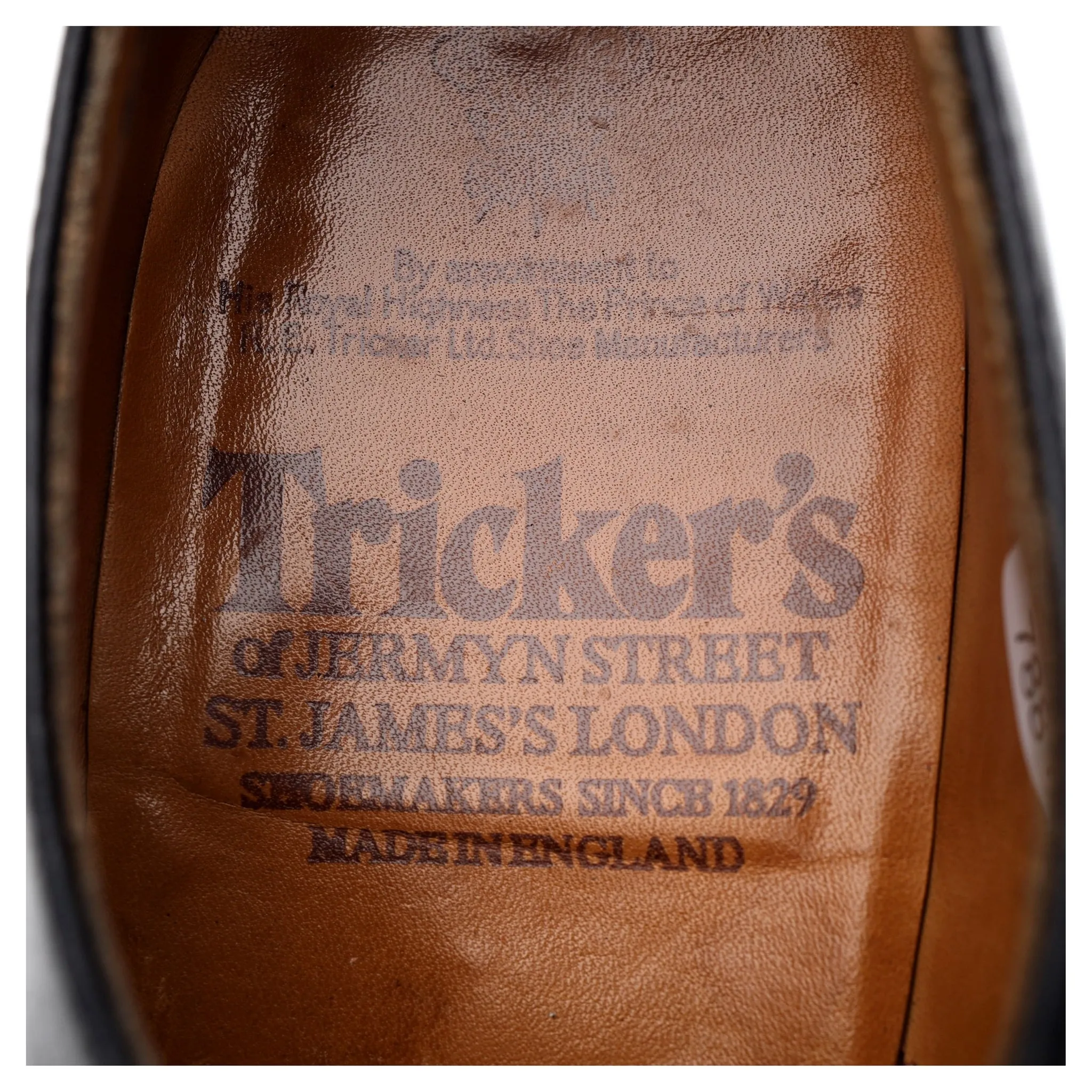 'Harrow' Black Leather Wholecut Oxford UK 9