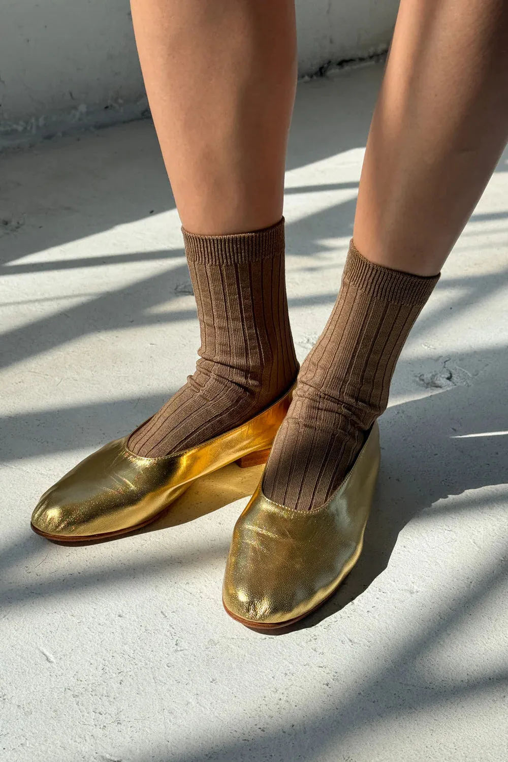 Her Socks | Dark Tan