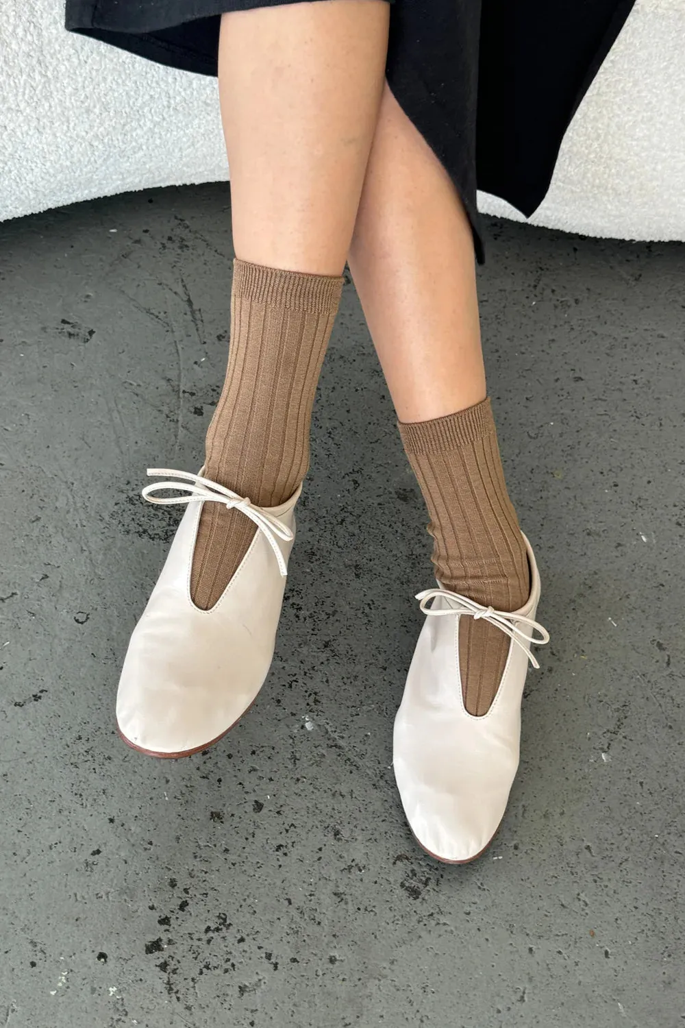 Her Socks | Dark Tan