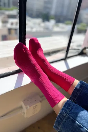 Her Socks | Fuchsia