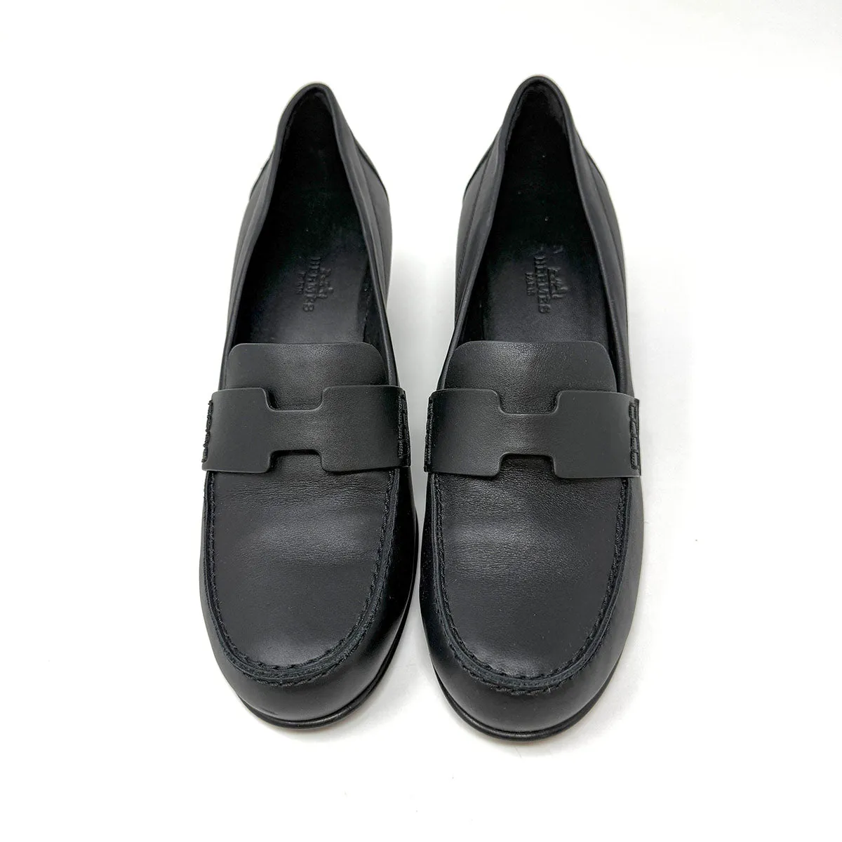 Hermes Intemporelle 50 H Logo Pumps