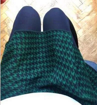 High Waist Pleated Mini Skirt